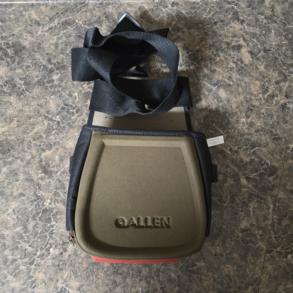 Allen Shotgun Shell Molded Frame Carrier/Bag w/ Belt - GREEN
